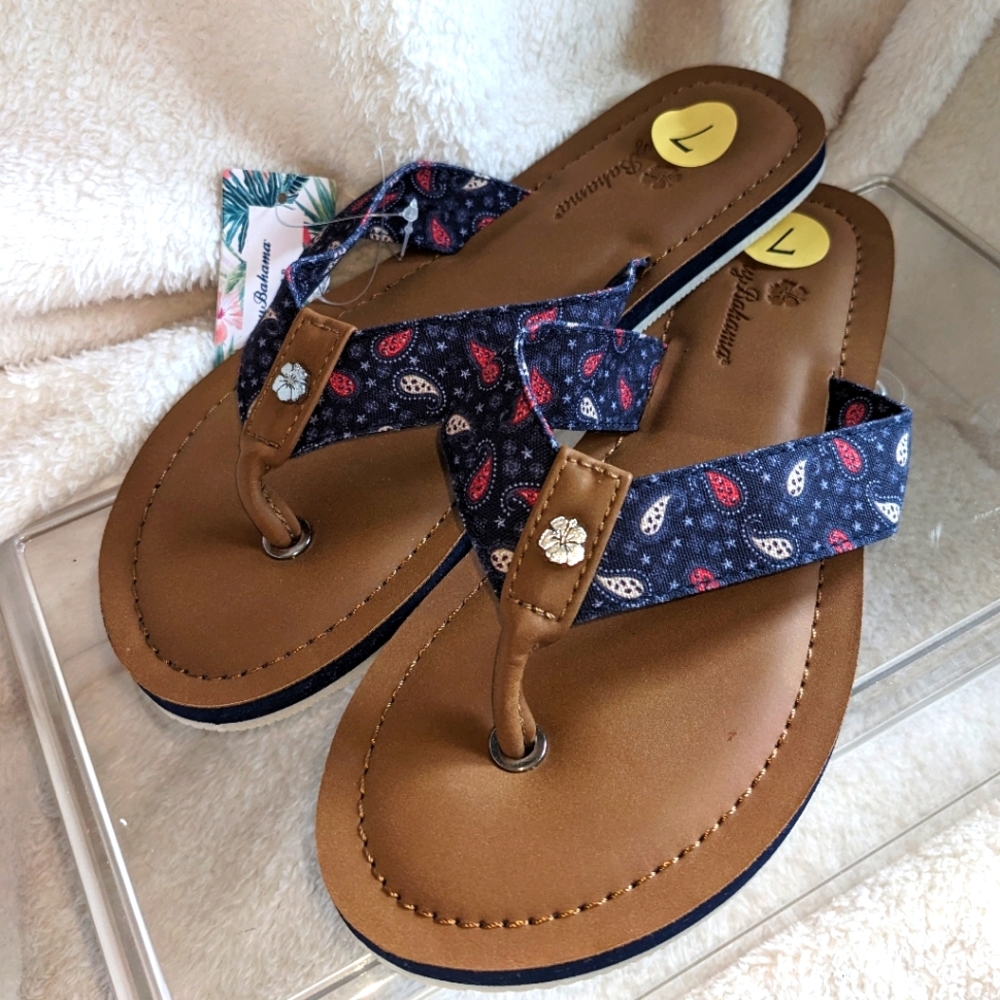 Tommy Bahama flip flops size‎ 7